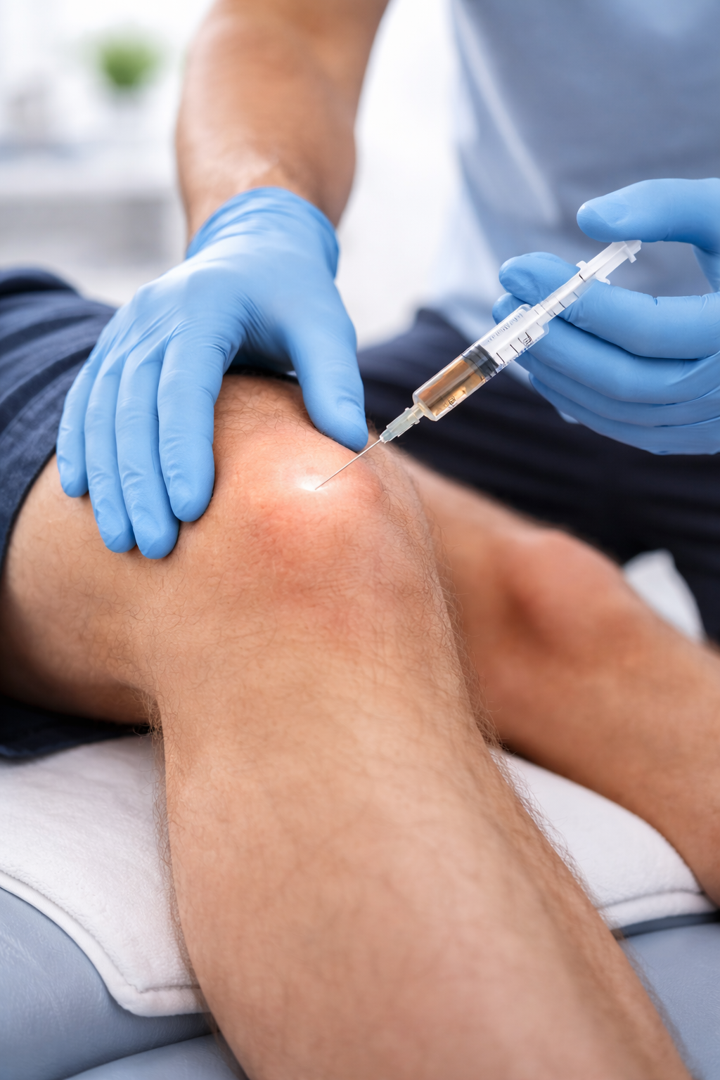 Hyaluronic acid injection treatment at Fenland Physio